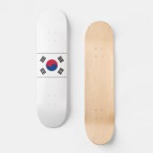 Vlag van het skateboard van Zuid-Korea (Voorkant)