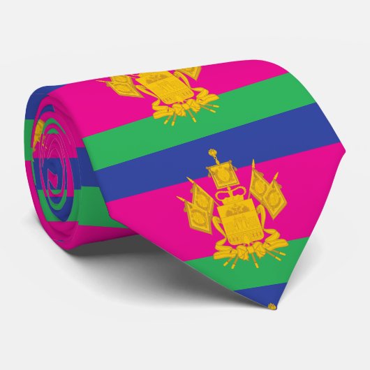 Vlag van het Stropdas Krasnodar Krai (Opgerold)