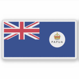 Vlag van het territorium Papoea-Nieuw-Guinea Sticker