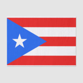 Vlag van het tijdschriftenpapier van Puerto Rico Tissuepapier