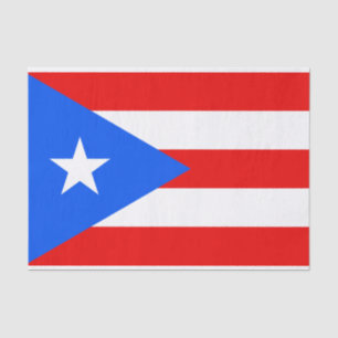 Vlag van het tijdschriftenpapier van Puerto Rico Tissuepapier