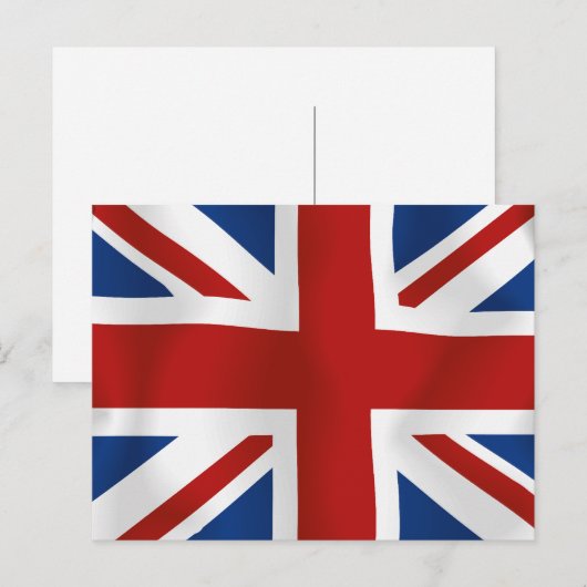 Vlag van het Verenigd Koninkrijk Briefkaart (Voorkant / Achterkant)