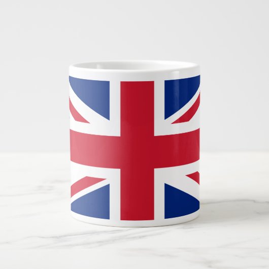 Vlag van het Verenigd Koninkrijk Extra Grote Mok (Voorkant)