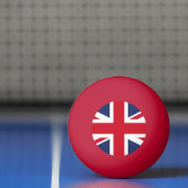 Vlag van het Verenigd Koninkrijk Pingpongballen (Net)