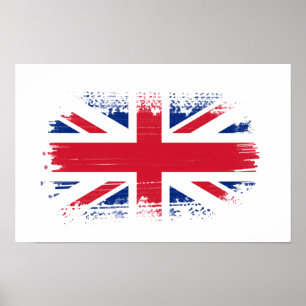vlag van het Verenigd Koninkrijk Poster