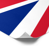 Vlag van het Verenigd Koninkrijk Poster (Hoek)