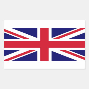 Vlag van het Verenigd Koninkrijk Rechthoekige Sticker