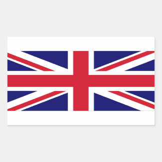 Vlag van het Verenigd Koninkrijk Rechthoekige Sticker
