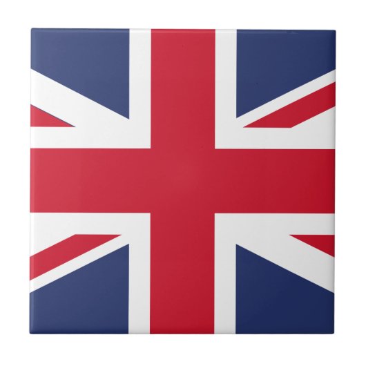 Vlag van het Verenigd Koninkrijk Tegeltje (Voorkant)