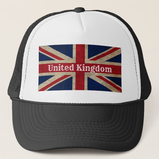 Vlag van het Verenigd Koninkrijk Trucker Pet (Voorkant)