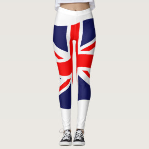 Vlag van het Verenigd Koninkrijk + uw ideeën Leggings