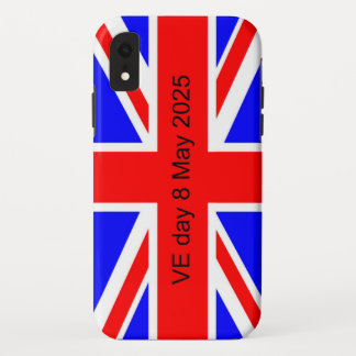Vlag van het Verenigd Koninkrijk VE dag 2025 iPhone XR Hoesje