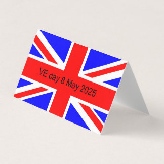 Vlag van het Verenigd Koninkrijk VE dag 2025 Kaart