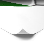 vlag van het Voetbal Forza Azzurri Calcio Poster (Hoek)