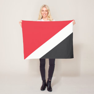 Vlag van het Vorstendom Sealand Fleece Deken