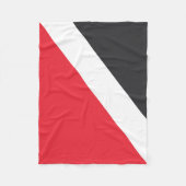 Vlag van het Vorstendom Sealand Fleece Deken (Voorkant)
