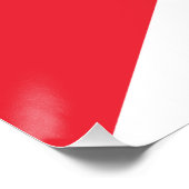Vlag van het Vorstendom Sealand Perfect Poster (Hoek)