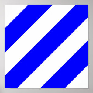 vlag van het zeemijlmerk van het zes-symbool poster