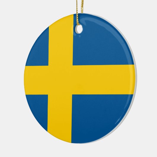 Vlag van het Zweedse Ornament (Links)