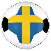 Vlag van het Zweedse Voetbal (Gedraaid)