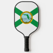 Vlag van Hollywood, Florida Pickleball Paddle (Voorkant)