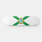 Vlag van Hollywood, Florida Skateboard (Horizontaal)