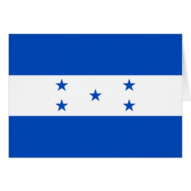 Vlag van Honduras (Voorkant Horizontaal)
