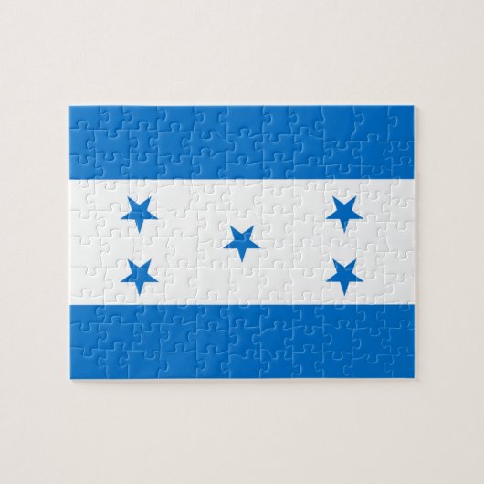 Vlag van Honduras - Bandera Hondureña de Honduras Legpuzzel (Horizontaal)