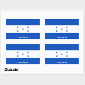 Vlag van Honduras Rechthoekige Sticker (Vel)