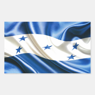 VLAG VAN HONDURAS RECHTHOEKIGE STICKER