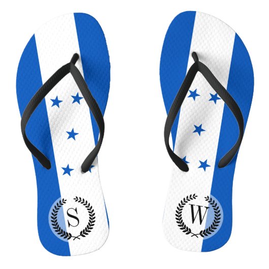 Vlag van Honduras Teenslippers (Voetbed)