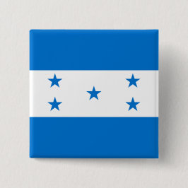 Vlag van Honduras Vierkante Button 5,1 Cm