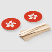 Vlag van Hong Kong Handwaaier (Niet-gemonteerd)