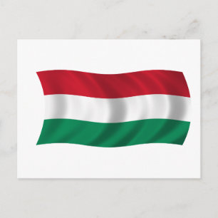 vlag van Hongarije Briefkaart