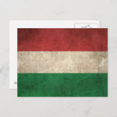  vlag van Hongarije Briefkaart (Voorkant / Achterkant)