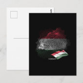 Vlag van Hongarije Briefkaart (Voorkant / Achterkant)