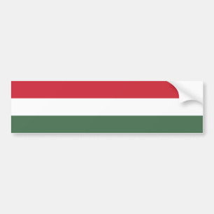 Vlag van Hongarije Bumpersticker