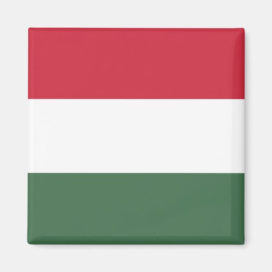 Vlag van Hongarije Magneet (Voorkant)