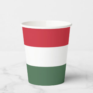 Vlag van Hongarije Papieren Bekers