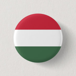 Vlag van Hongarije Ronde Button 3,2 Cm