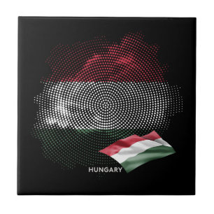 Vlag van Hongarije Tegeltje