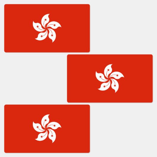 Vlag van Hongkong Labels (Groep)