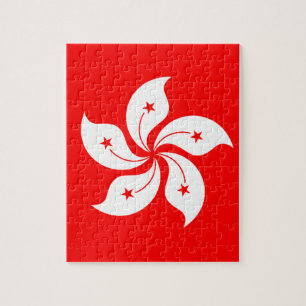 Vlag van Hongkong Legpuzzel