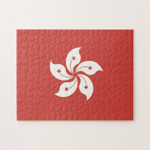 Vlag van Hongkong Legpuzzel