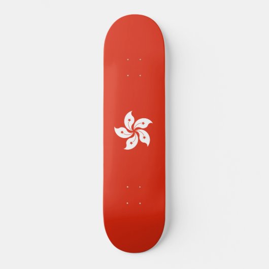 Vlag van Hongkong Skateboard (Voorkant)