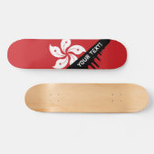 Vlag van Hongkong Skateboard (Horizontaal)