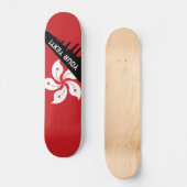 Vlag van Hongkong Skateboard (Voorkant)