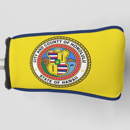 Vlag van Honolulu, Hawai’i Golfheadcover (Voorkant)