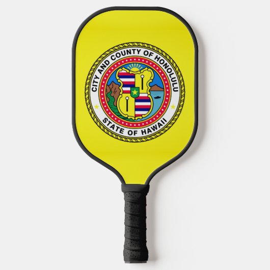 Vlag van Honolulu, Hawai’i Pickleball Paddle (Voorkant)