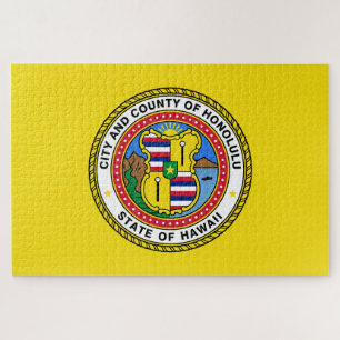 Vlag van Honolulu (Hawaii) Legpuzzel
